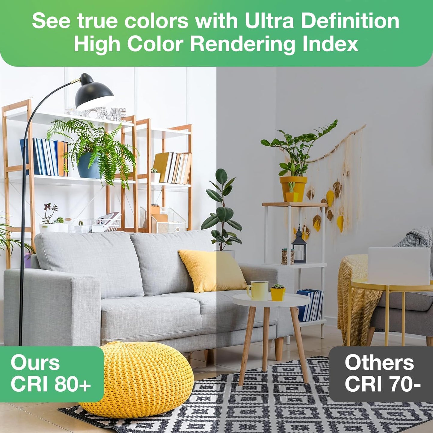 DEGNJU A19 LED Light Bulbs, 60 Watt Equivalent LED Bulb, 2700K Soft White 800Lumen Light Bulb 8.5W, Non-Dimmable Lighting E26 Base, CRI 80+, 15000+ Hours Lifespan, Pack of 24